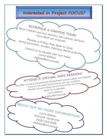 project focus recruitment info
